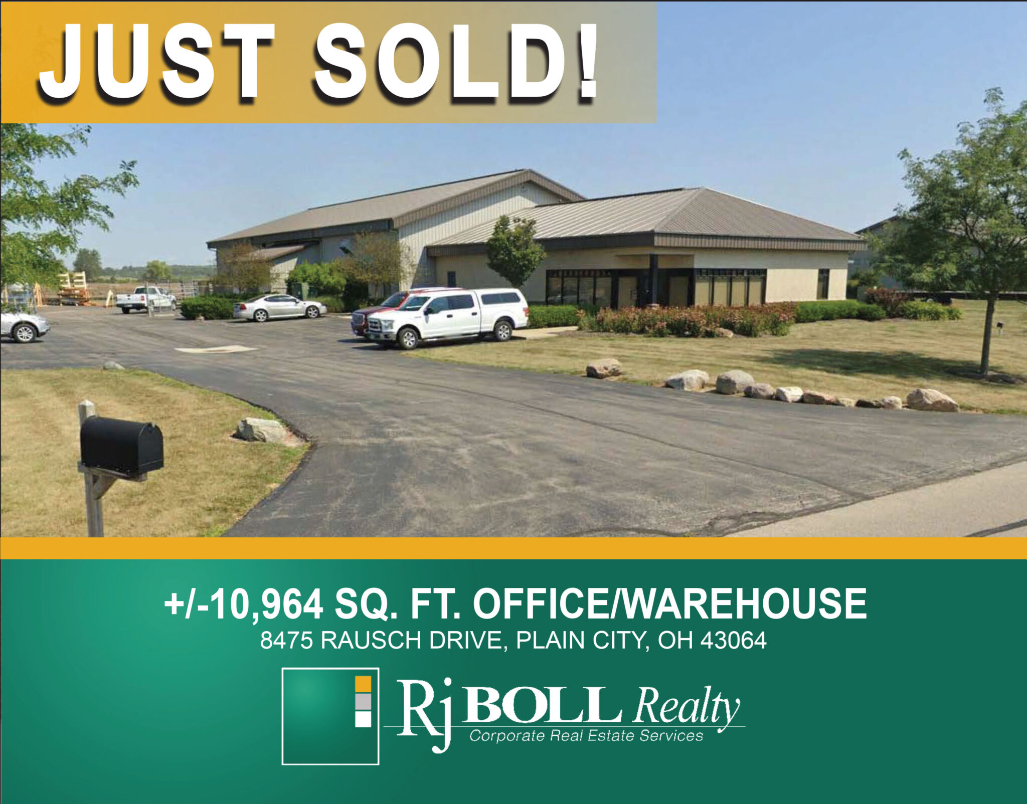 Rj BOLL Realty Sells 8475 Rausch Dr., Plain City, OH Rj Boll Realty