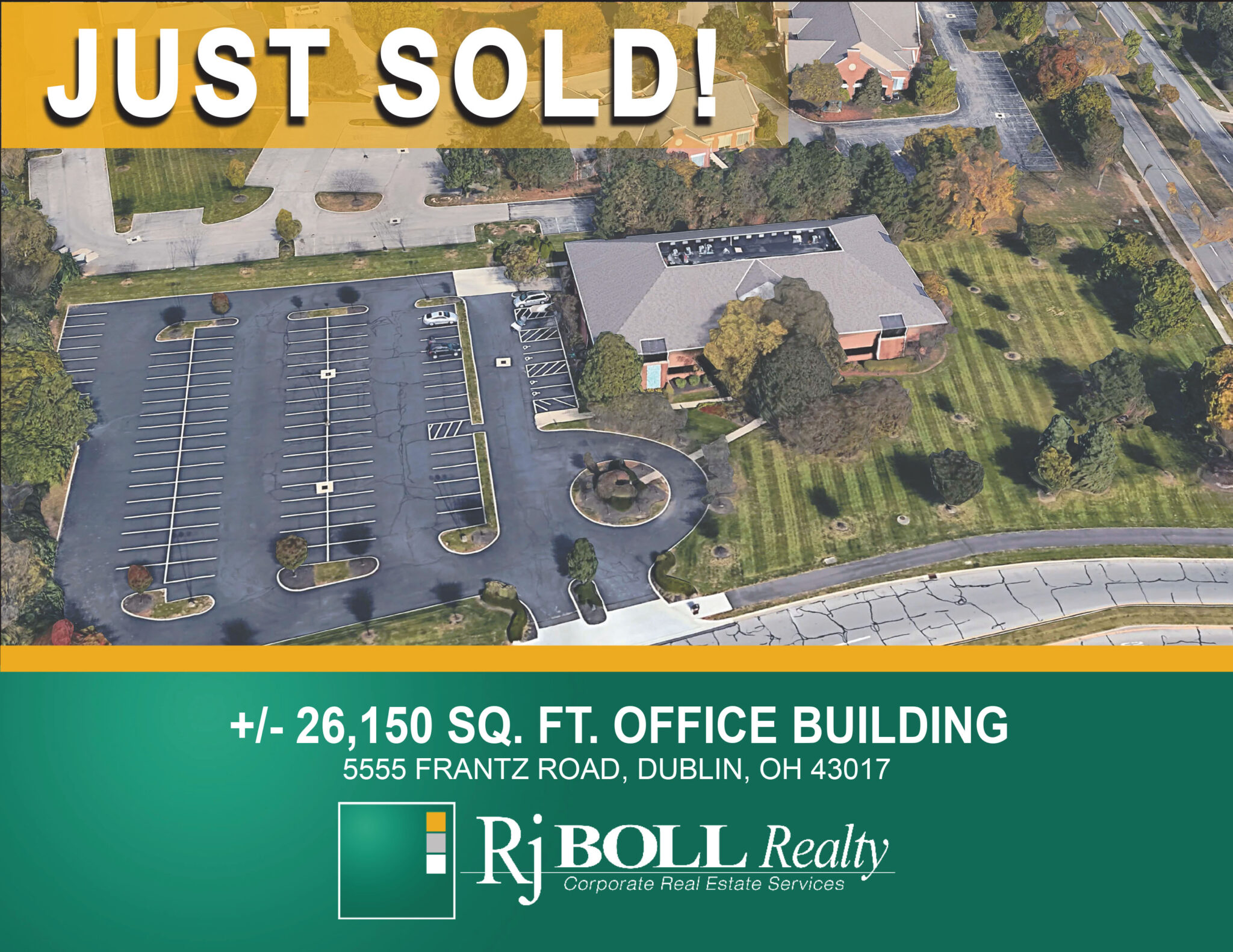 Sale of 5555 Frantz Road Brokered by Rj BOLL Realty Rj Boll Realty